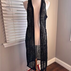 Chico's Black Lace Swim Cover-Up